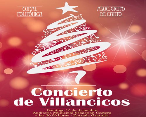 Concierto de Villancicos, domingo 15 de diciembre