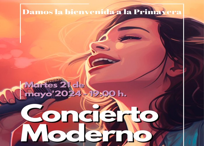 Concierto de Canto Moderno, 21 de mayo'24