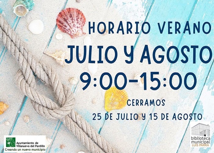 Biblioteca Luis Parra, información y horarios verano'24